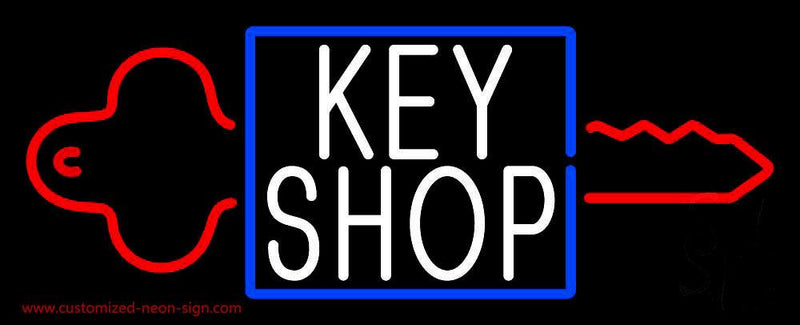 Key Shop 1 Handmade Art Neon Sign