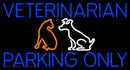 Veterinarian Parking Only Handmade Art Neon Sign
