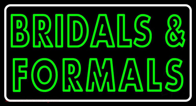 Double Stroke Bridals And Formals Handmade Art Neon Sign