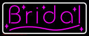 Pink Bridal With Border Handmade Art Neon Sign