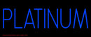 Blue We Buy Platinum Handmade Art Neon Sign