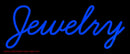 Blue Jewelry Handmade Art Neon Sign