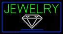 Jewelry Block Diamond Logo Handmade Art Neon Sign