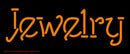 Orange Jewelry Handmade Art Neon Sign