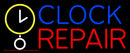 Clock Repair Block Handmade Art Neon Sign
