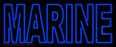 Blue Marine Handmade Art Neon Sign