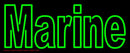 Green Marine Handmade Art Neon Sign