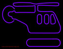Helicopter Logo Handmade Art Neon Sign
