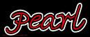 Pearl Cursive White Handmade Art Neon Sign