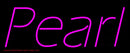 Pearl Pink Handmade Art Neon Sign