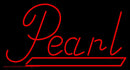 Pearl Red Line Handmade Art Neon Sign