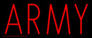 Red Army Handmade Art Neon Sign