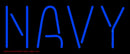 Blue Navy Handmade Art Neon Sign