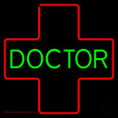 Green Doctor Medical Logo Handmade Art Neon Sign