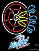 Natural Light Darts Pin Neon Sign  