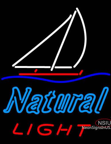 Natural Light Sailboat Neon Beer Sign