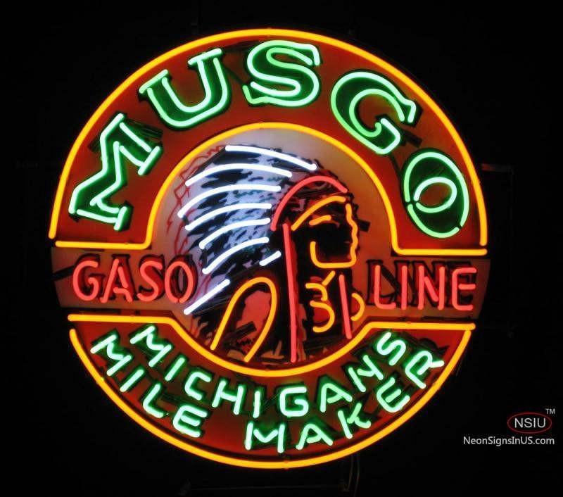 Musgo Gasoline Neon Sign
