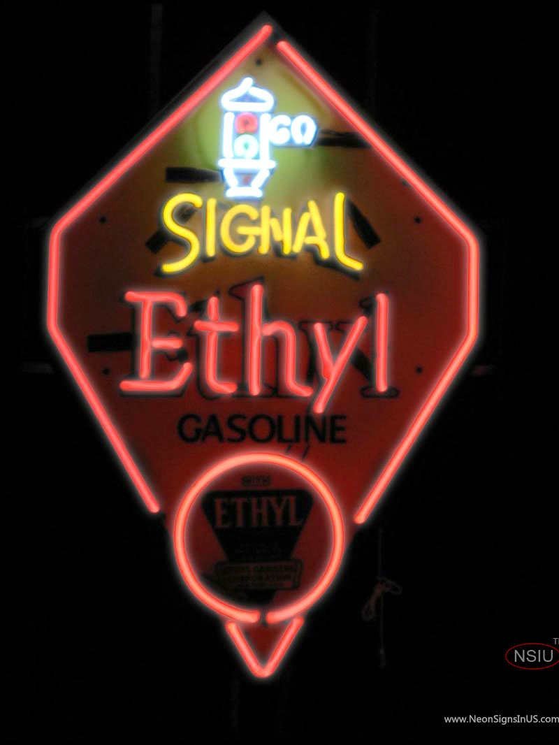 Signal Ethyl Gasoline Neon Sign