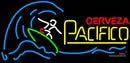Cerveza Pacifico Surfer Wave Neon Beer Sign
