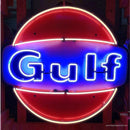 Neon Gulf Gasoline Neon Sign