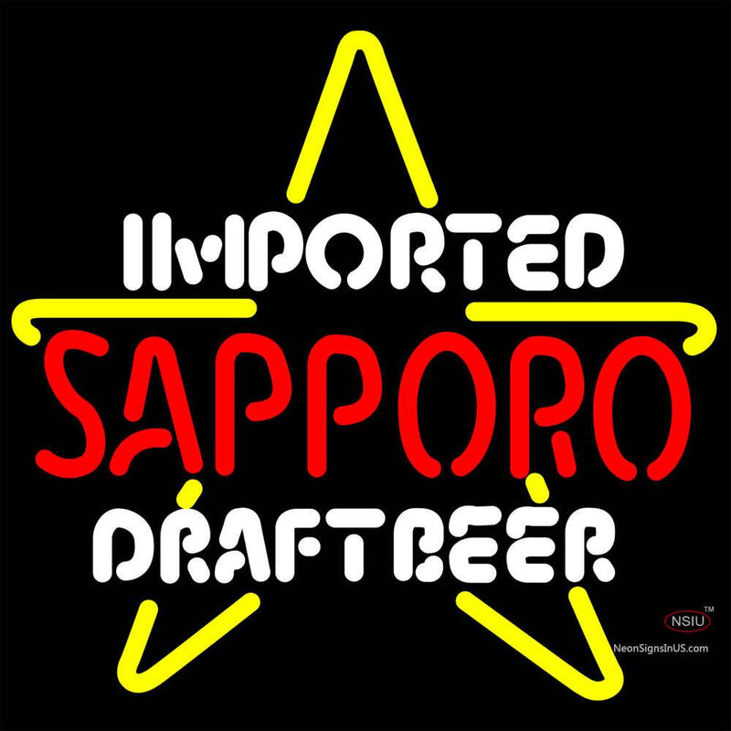 Sapporo Draft Beer Neon Sign