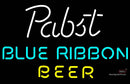 Pabst Blue- Ribbon Beer Text Neon Sign