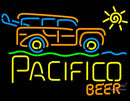 Cerveza Pacifico Sun Bus Neon Beer Sign