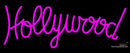 Pink Hollywood Neon Sign