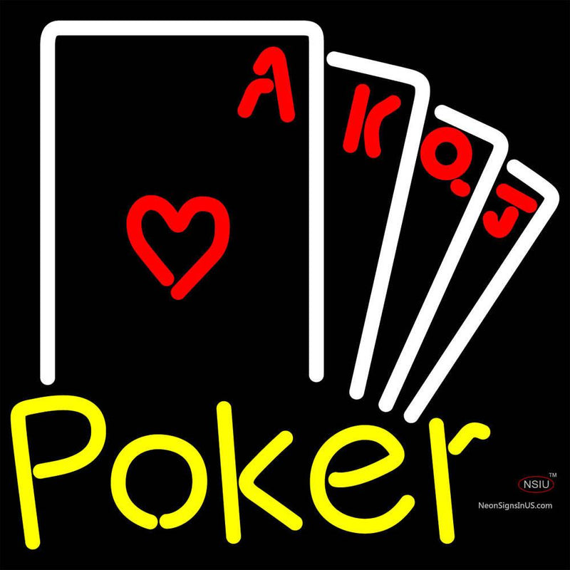 Poker Ace Series Neon Sign x