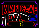Poker Cigar Man Cave Neon Beer Sign