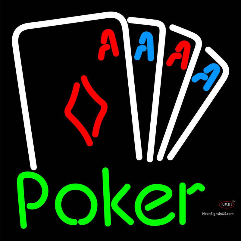 Poker Tournament Neon Sign x