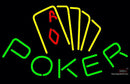 Poker Yellow Neon Sign