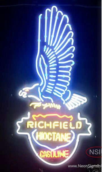 Richfield Hi Octane Gasoline Neon Sign