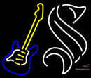Steinlager Yellow Guitar Neon Sign x