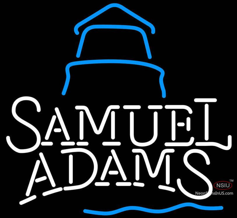 Samual Adams Day Lighthouse Neon Beer Sign