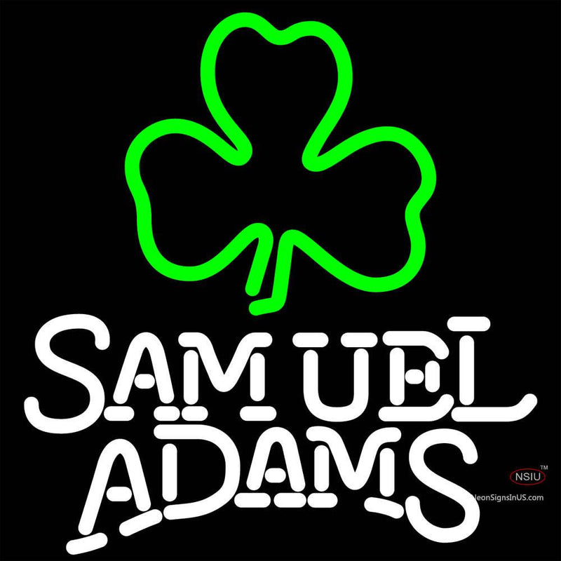 Samuel Adams Green Clover Neon Beer Sign x