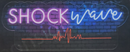shock wave neon sign