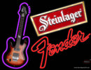 Steinlager Backlit Fender Guitar Neon Sign