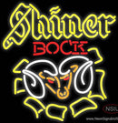 Shiner Bock Ram Neon Beer Sign