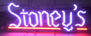 stoney's beer neon sign