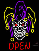 Evil Jester Neon Sign