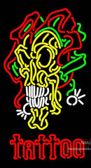Jester's Poker Tattoo Neon Sign