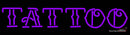 Purple Tattoo Neon Sign
