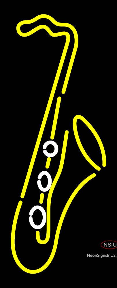 Tenor Saxophone Neon Sign