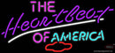 The Heartbeat of America Neon Sign