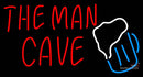 The Man Cave Beer Glass Neon Beer Sign