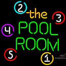 The Pool Room Neon Sign x