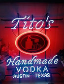 Tito's Vodka handmade vodka  Neon sign