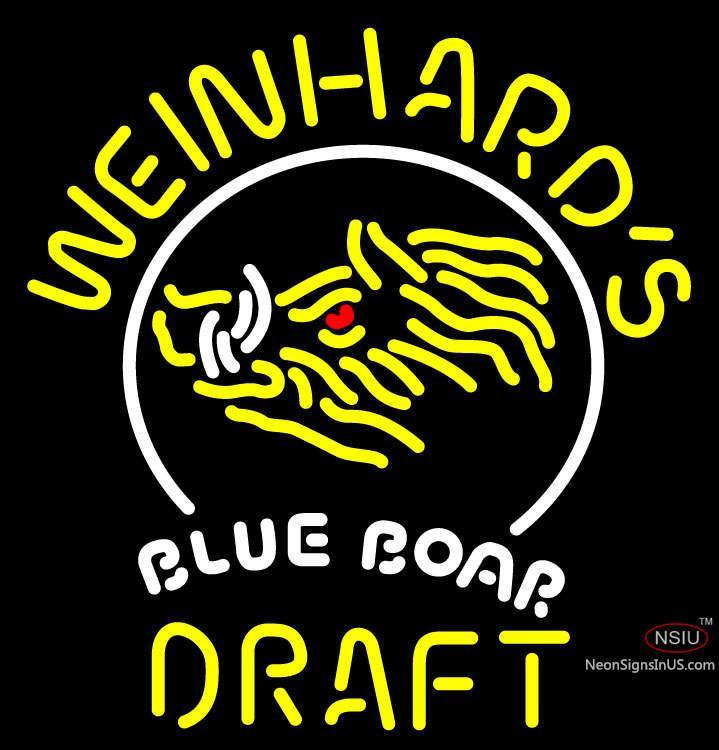 Weinhard's Blue Boar Neon Beer Sign