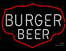 White Burger Beer Neon Sign